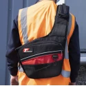 Technics Polyester Tool Bag with Shoulder Strap, 350x50x310 mm, Red/Black PT143