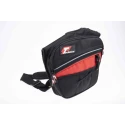 Technics Polyester Tool Bag with Shoulder Strap, 350x50x310 mm, Red/Black PT143