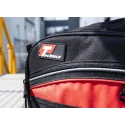 Technics Polyester Tool Bag with Shoulder Strap, 350x50x310 mm, Red/Black PT143