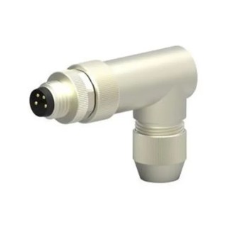 TE Connectivity Circular Connector M8 Cable Socket Male 4 Contacts IP67 30.0V 3A Crimp T4013019041-000