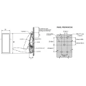 Southco ABS Plastic Adjustable Draw Latch 95mm Length 37mm Width 17mm Depth E8-10-502-20