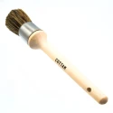 Cottam Thin Natural Paint Brush with Round Bristles, 31mm Wooden Handle 134-7415