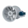 3 Phase Industrial Vane Axial Flow Fans 380V