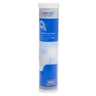 SKF Mineral Oil Grease Cartridge 420 ml, Lithium Soap Thickener, 500 mm²/s Viscosity, Operating Temperature -20°C LGEM 2/0.4