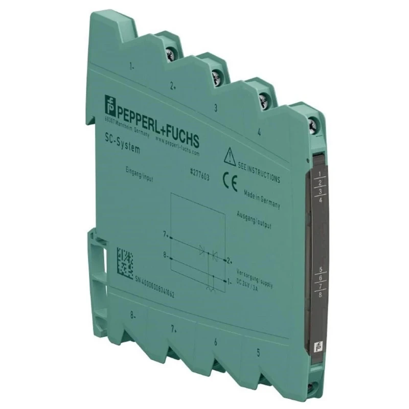 Pepperl + Fuchs S1SD Series 1-Channel Signal Conditioner, Current/Voltage Input and Output, 16.8V dc and 31.2 V dc S1SD