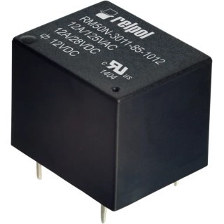Relpol PCB Power Relay 12V DC Coil 12A Switching Current 1 CO RM50N-3011-85-1012