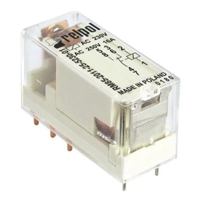 Relpol Miniature PCB Power Relay 5V DC Coil, 16A Switching Current, 1 CO Contact RM85-2011-35-1005