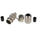 Molex Industrial Circular Connector, 8 Contacts, Cable Mount, Socket, Male, IP67, 48V, 500mA, Polymer Housing, 120341-0806