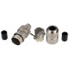 Molex Industrial Circular Connector, 8 Contacts, Cable Mount, Socket, Male, IP67, 48V, 500mA, Polymer Housing, 120341-0806
