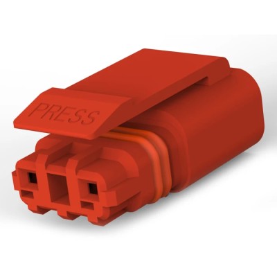 TE Connectivity SlimSeal Connector Miniature Series Cable Miniature Male Crimp, 2-Pole, 5A, 2-Way, IP67 3-2834074-2