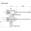 SMC Solid-State Vacuum Pressure Switch 24V DC 40mA Current IP40 LED Indicator PS1100-R06L-Q