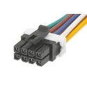 Molex Wire to Board Cable Black 1 m 600V Micro-Fit Female to Female 8 Contacts 45132-0810