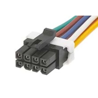 Molex Wire to Board Cable Black 1 m 600V Micro-Fit Female to Female 8 Contacts 45132-0810