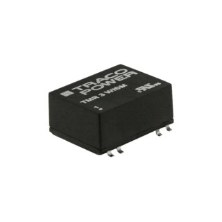 TRACOPOWER TMR 3 WISM Surface Mount 3W Dual Output DC/DC Converter, 15V / -15V DC, 100mA Output Current TMR 3-2423WISM