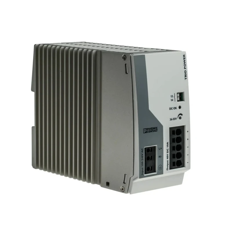 Phoenix Contact TRIO POWER Switched Mode DIN Rail Power Supply 240V AC Input, 48V DC Output, 10A, 480W 2903160