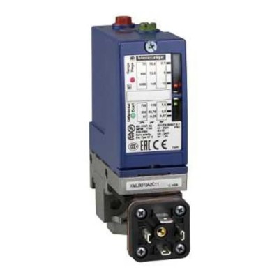 Telemecanique Sensors XMLB Series Pressure Switch 0 bar to 10 bar 240V AC Zinc Alloy Housing XMLB010A2C11