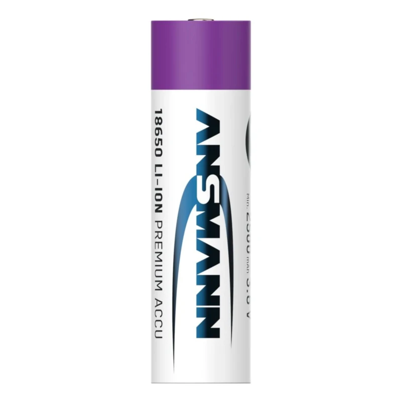 Ansmann 3.6 V 18650 Lithium-ion Rechargeable Battery 2.6 Ah 18.5 mm Diameter 1307-0000-520