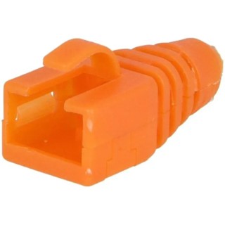 MH Connectors RJ45 Connector Boot, Polyvinyl Chloride Orange Series RJ45SRB RJ45SRB-RET-O