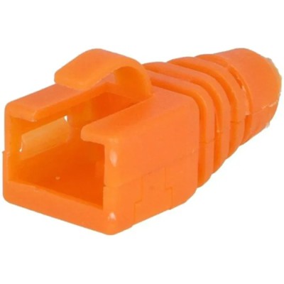 MH Connectors RJ45 Connector Boot, Polyvinyl Chloride Orange Series RJ45SRB RJ45SRB-RET-O