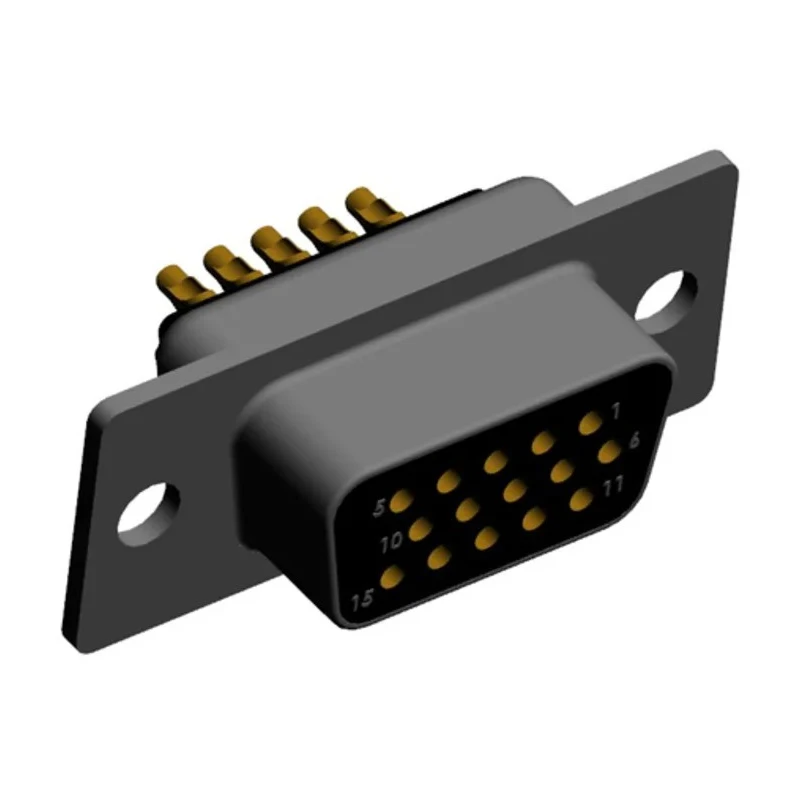 Norcomp 15 Way Straight 2.286 mm Pitch Plug-in D-Sub Connector Female 780-M15-203L001