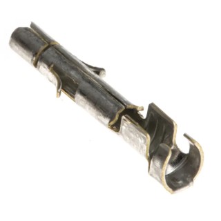 TE Connectivity Universal MATE-N-LOK Series Female Crimp Terminal, 20 AWG Min Crimp, 14 AWG Max, Brass Tin Plated 926893-1