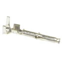 TE Connectivity Mini-Universal MATE-N-LOK Series Female Crimp Terminal 7A Current Tin Plated Brass 171639-1