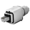 TE Connectivity Industrial RJ45 Connector Male Cable Cat6a Shielded Straight 1 Port 8 Way