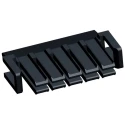 TE Connectivity Economy Power 2.5 Series Female Terminal Position Assurance Connector, 4.5A, 26 AWG Min Crimp 1-1969541-0