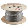 RS PRO Stainless Steel Wire Rope 6 mm Diameter, 75 m Length, Safe Working Load 400 kg 247-9048