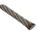 RS PRO Stainless Steel Wire Rope 6 mm Diameter, 75 m Length, Safe Working Load 400 kg 247-9048