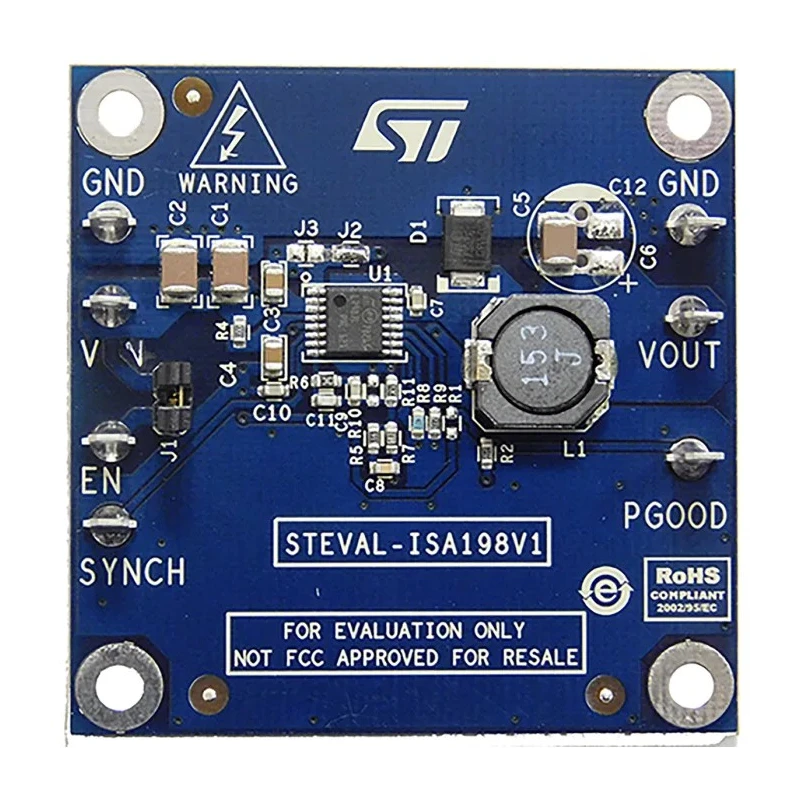 STMicroelectronics Evaluation Board DC-DC Controller for L7987L 4.5-60V Input 5V Output 2A Step-Down STEVAL-ISA198V1