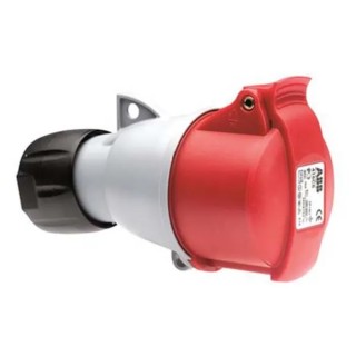 Amphenol Industrial Cable Mount Industrial Power Connector 3P+N+PE 32A 415V IP44 Easy & Safe IP44