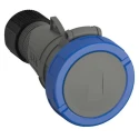 Amphenol Industrial Industrial Power Connector 16A 230V IP67 Blue Cable Mount 2P+PE Easy & Safe IP67