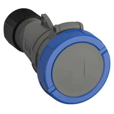 Amphenol Industrial Industrial Power Connector 16A 230V IP67 Blue Cable Mount 2P+PE Easy & Safe IP67
