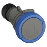Amphenol Industrial Industrial Power Connector 16A 230V IP67 Blue Cable Mount 2P+PE Easy & Safe IP67