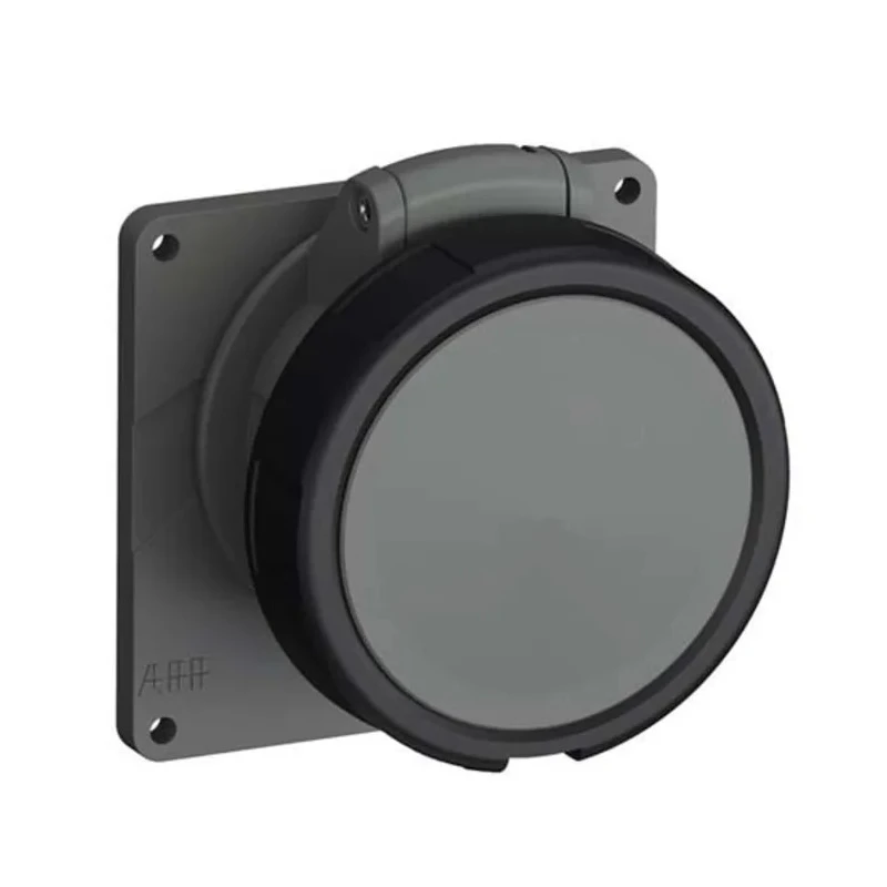 Amphenol Industrial Panel Mount Industrial Power Connector 32A 415V IP67 Red 3P+N+PE Easy & Safe IP67