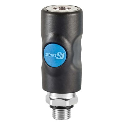 PREVOST Composite Body Safety Quick Connect Coupling 1/4 in Male BSP ISI 061151CP