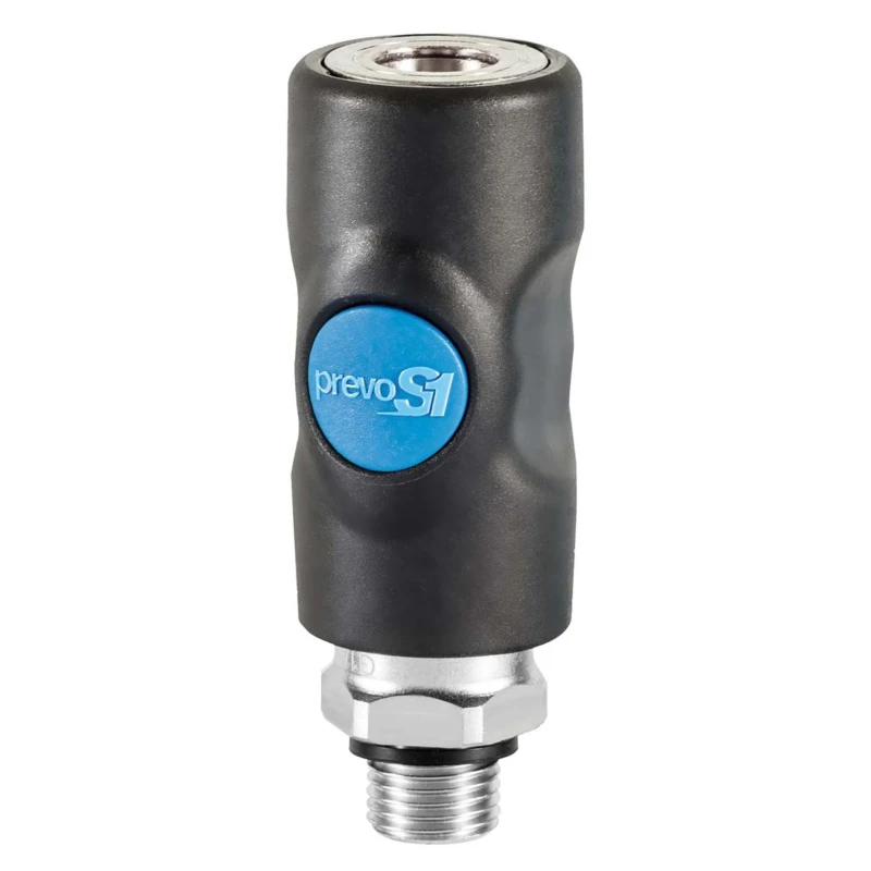 PREVOST Composite Body Safety Quick Connect Coupling 1/4 in Male BSP ISI 061151CP