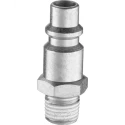PREVOST Treated Steel Plug for Pneumatic Quick Connect Coupling 1/4 in Male BSP IRP 086151P