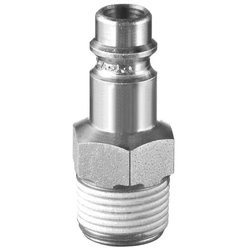 PREVOST Treated Steel Plug for Pneumatic Quick Connect Coupling 3/8 in Male BSP ERP 076152P2