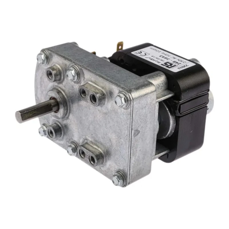 Mellor Electric AC Geared Motor, Shaded Pole, 24W, 230V, Spur Gearhead, Clockwise Rotation, UB1001