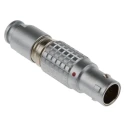 LEMO Circular Connector, 8 Contacts, Cable Mount, 12 mm Connector, Plug, Male, IP50 Rated, 1B Series FGG.1B.308.CLAD62Z