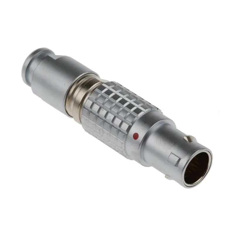 LEMO Circular Connector, 8 Contacts, Cable Mount, 12 mm Connector, Plug, Male, IP50 Rated, 1B Series FGG.1B.308.CLAD62Z