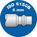 PREVOST Composite Body Safety Quick Connect Coupling with Adapter Kit, 1/4 in Female BSP 8mm BR 600IS