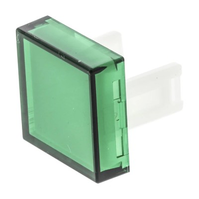 EAO Green Square Push Button Lens for Use with 31 Series 31-953.5
