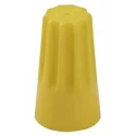 TE Connectivity WireGrip Insulated Yellow Twist Bullet Connector 22 AWG to 10 AWG 14 mm Bullet Diameter 2299505-1