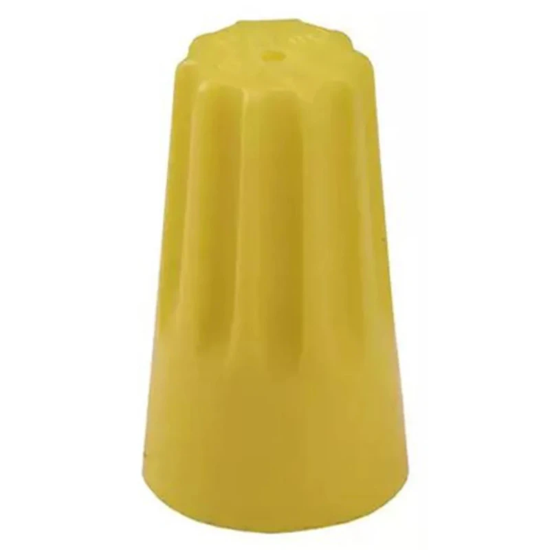TE Connectivity WireGrip Insulated Yellow Twist Bullet Connector 22 AWG to 10 AWG 14 mm Bullet Diameter 2299505-1