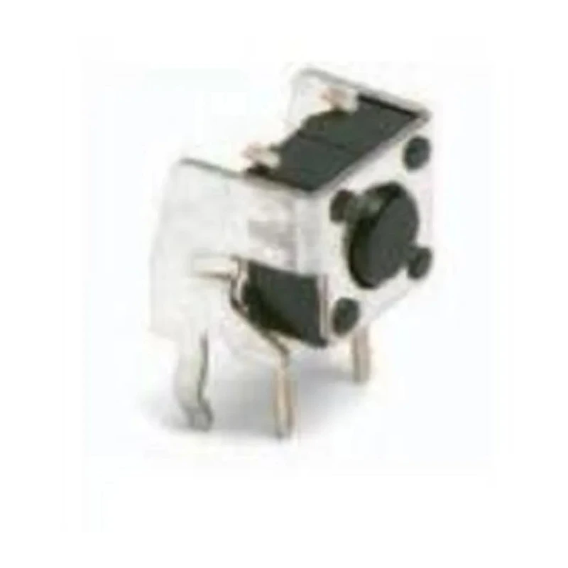 C & K Black Tactile Switch Button SPST Momentary 50mA 12V dc Through Hole IP40 