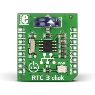 MikroElektronika RTC3 Real Time Clock MikroBus Click Board for BQ32000 Target Board Microcontroller MIKROE-1839