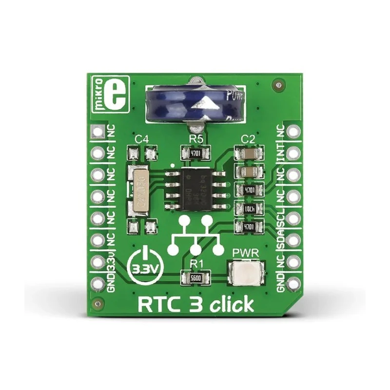 MikroElektronika RTC3 Real Time Clock MikroBus Click Board for BQ32000 Target Board Microcontroller MIKROE-1839